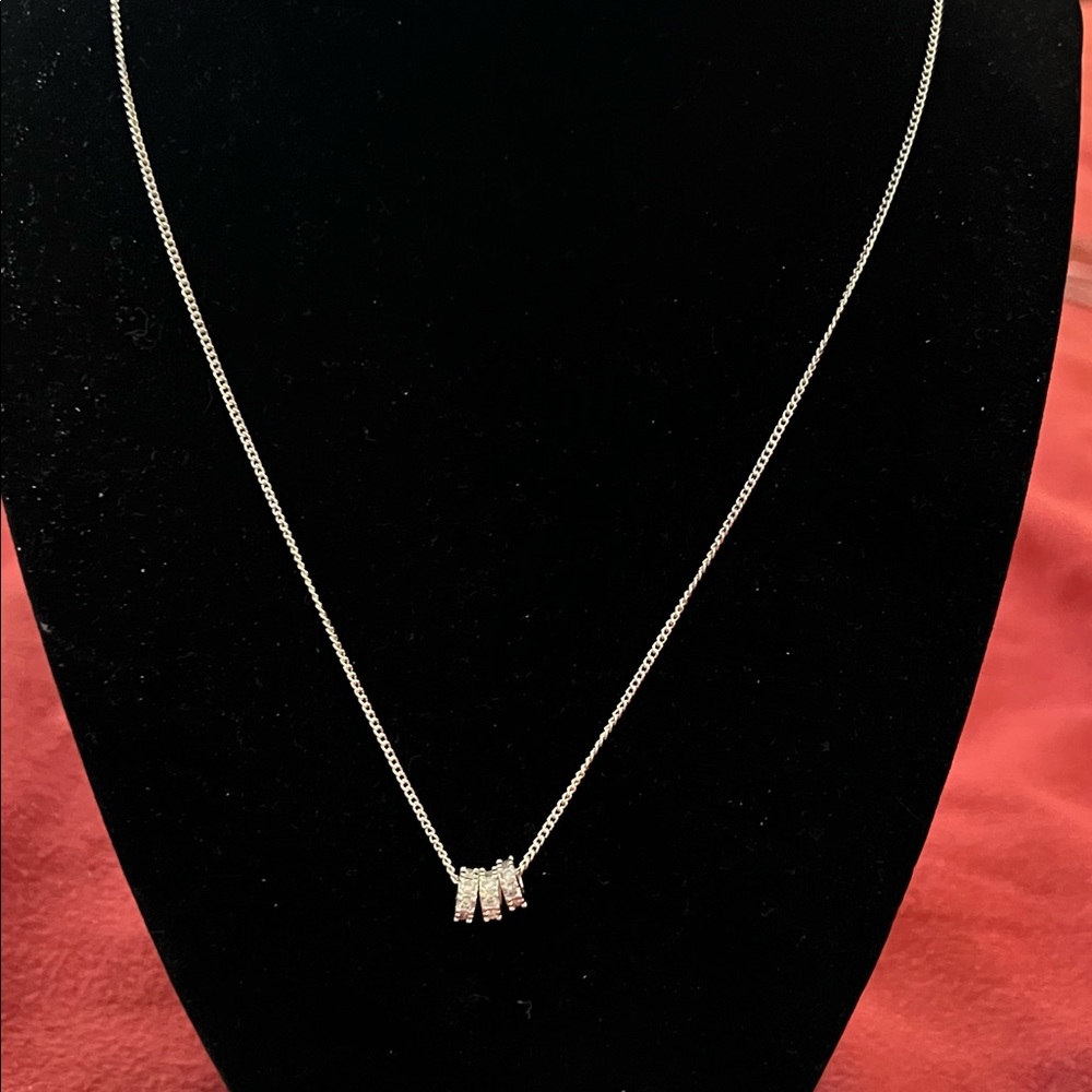 Cubic zirconia necklace